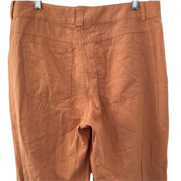 Elodie Pants Womens Size Large Clay Light Orange - Picture 8 of 10